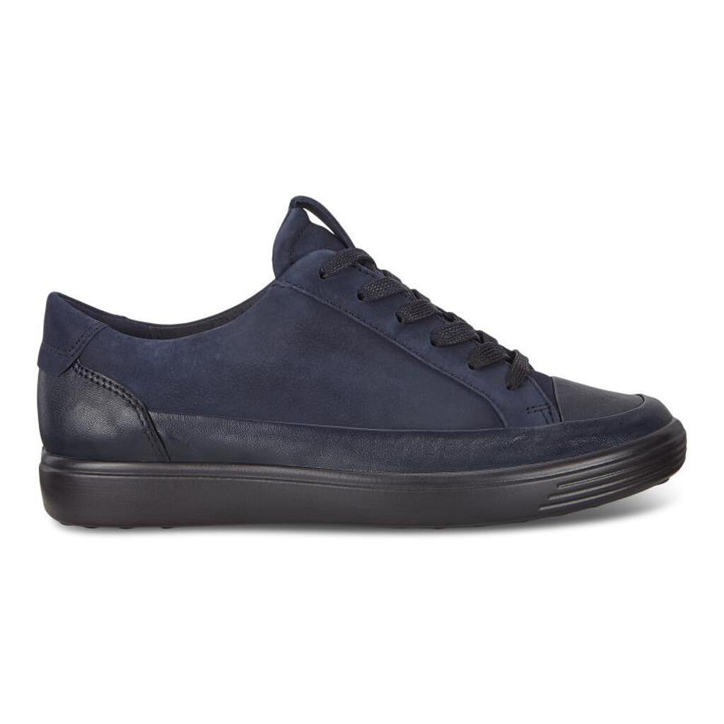 Baskets Ecco Soft 7 Femme Bleu Marine 0164-WKQOA